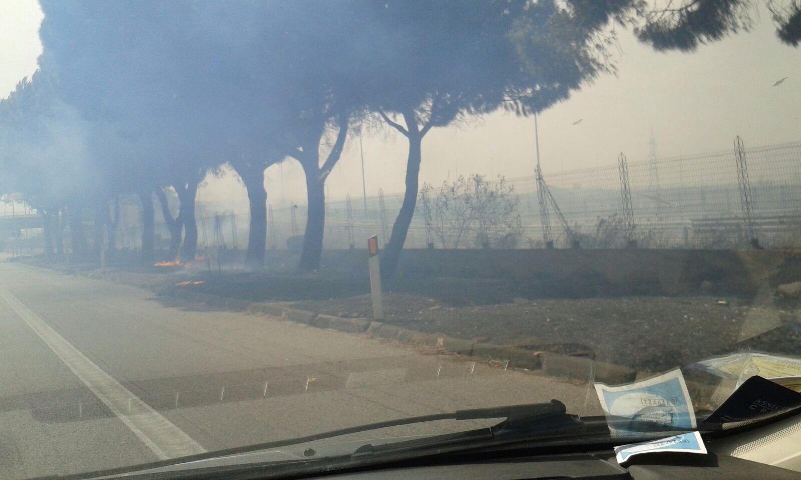Un incendio lambisce l'autostrada Chiusa la Palermo-Catania - Live Sicilia