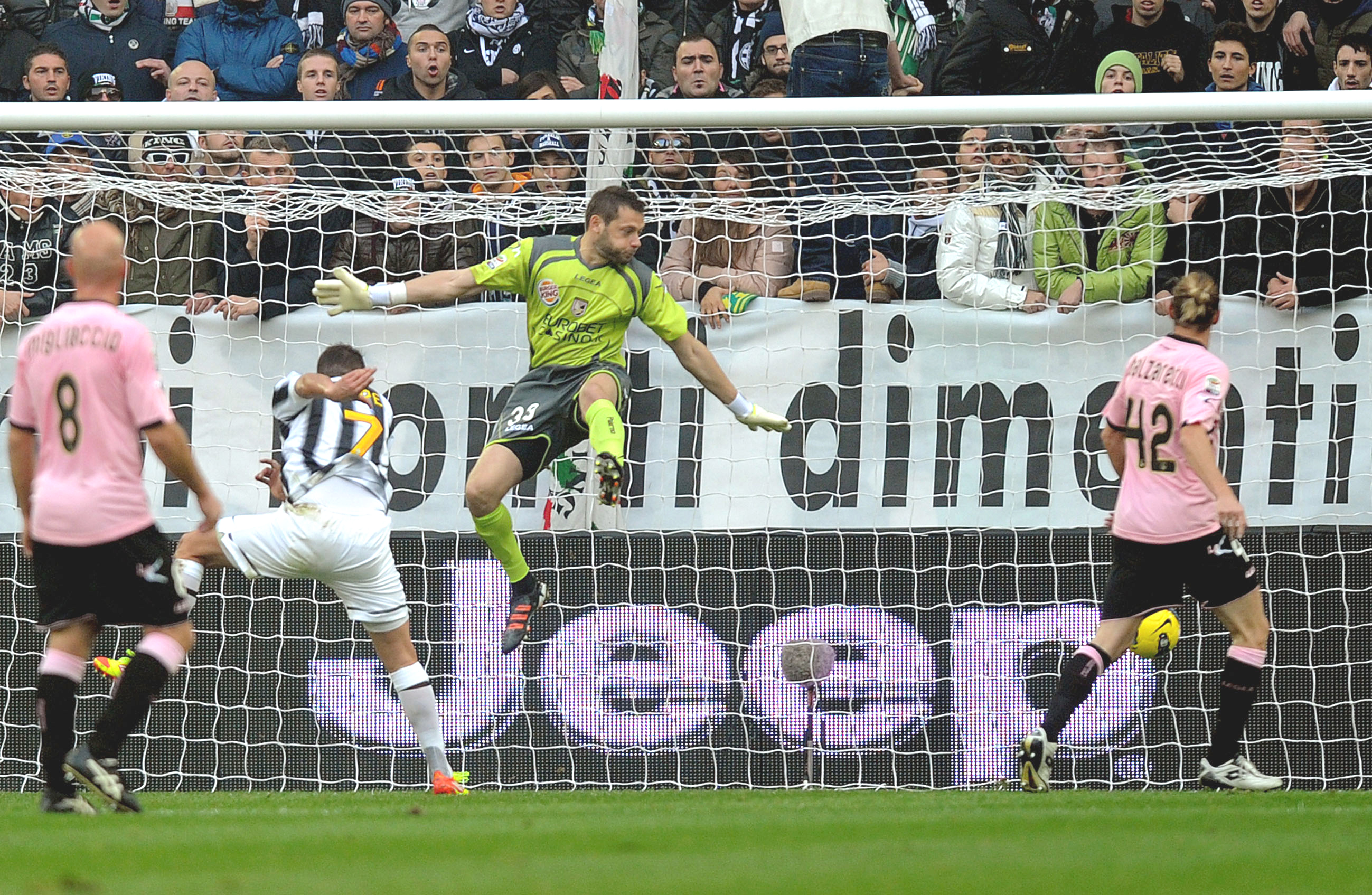 Serie A 2011-2012, 12ª Giornata: |Juventus-Palermo 3-0 - Live Sicilia