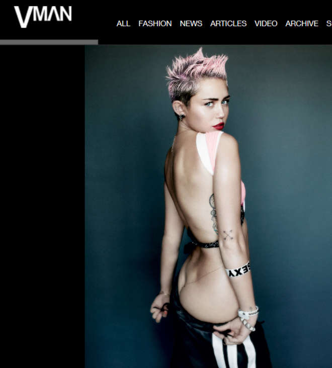 Svolta sexy per Miley Cyrus,| hot per "V Magazine" - Live Sicilia