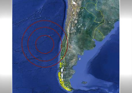 Scossa di terremoto | al largo del Cile