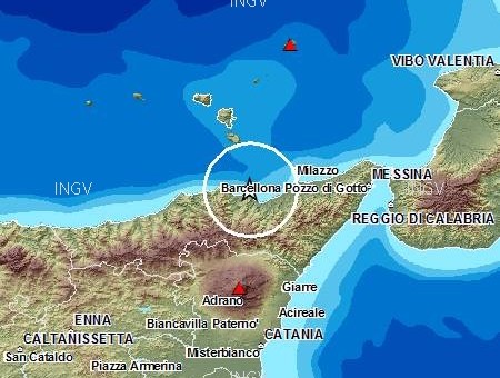 Terremoto a Messina |La terra trema intorno a Patti