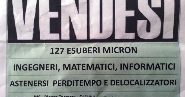 Micron, protesta in Comune |La nota dei sindacati