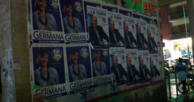 “Valanga di manifesti abusivi | Ma ai politici nessuna multa”
