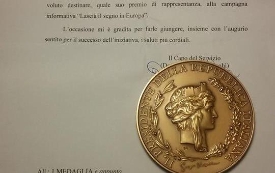 Europee, Napolitano premia| un’associazione palermitana