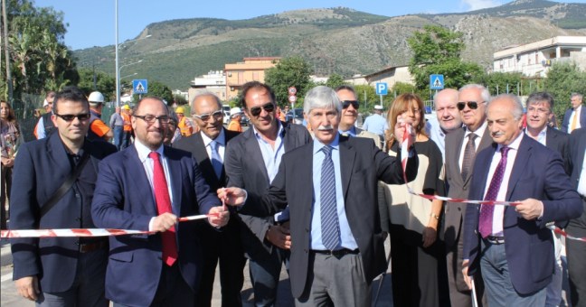 Inaugurata la nuova strada| tra via La Malfa e Lanza di Scalea