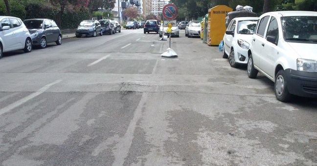 Via Monte San Calogero| Iniziati i lavori di rifacimento