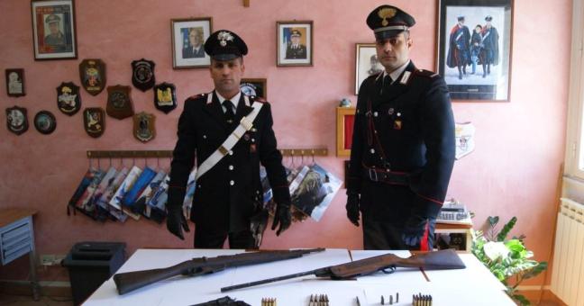 Armi nascoste nel fienile | Arrestato un pastore