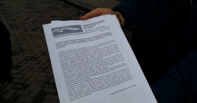 Coisp: “Invitiamo il Prefetto |a visitare i vari uffici di polizia”