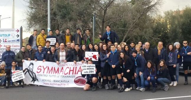 Mobilitazione contro la SS 284 |L’iniziativa di Symmachia