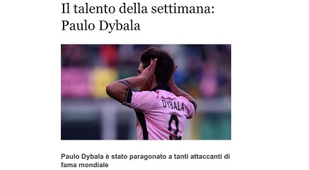Dybala, anche la Uefa ti segue | E arriva il paragone con Messi