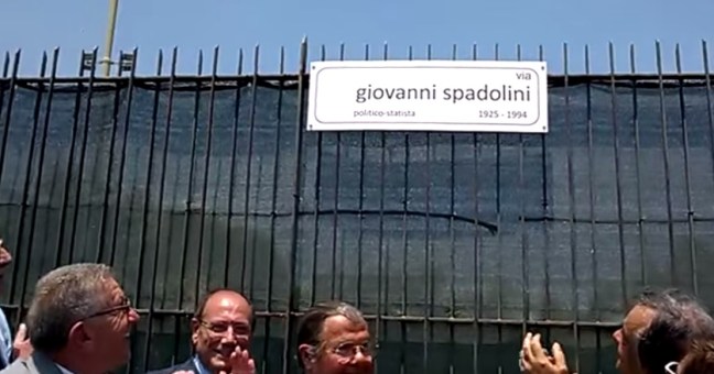 Una strada per Spadolini