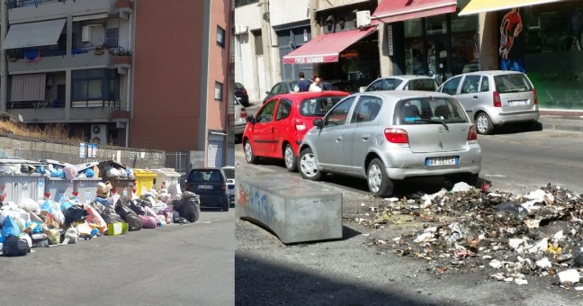 Rifiuti, rischio nuova emergenza |Cassonetti a fuoco e città invasa