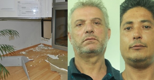 Banda del buco in azione |Due arresti della polizia