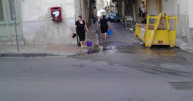 “Bagheria a secco d’acqua| Cittadini esasperati”