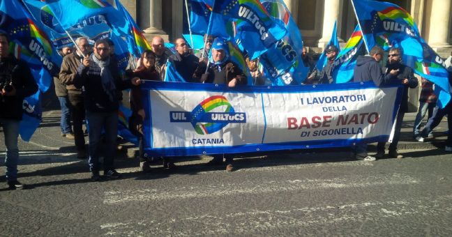 Sigonella, sciopero della Uil |contro mancato reintegro