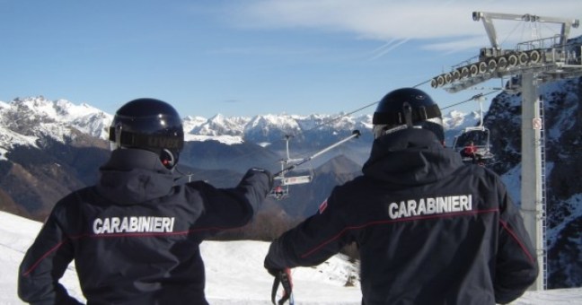 Etna, anche i carabinieri |sulle piste da sci