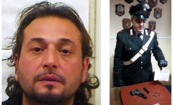 Mazzei, arrestato 42enne |per armi ed estorsione