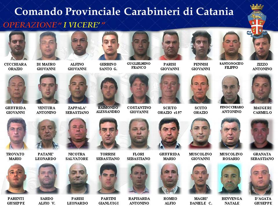 Operazione I Vicerè Le foto degli arrestati Live Sicilia