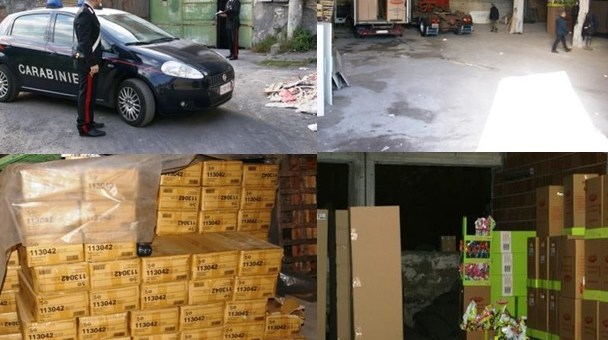 Maxi deposito di merce rubata |Refurtiva per oltre 200 mila euro