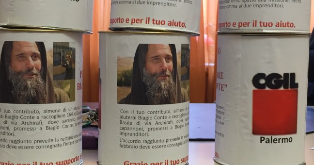 Gara di solidarietà per Biagio | Raccolta fondi della Cgil