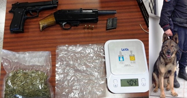 Armi e droga in casa |Arrestato sorvegliato speciale
