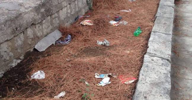 “Sporcizia e incuria in via La Malfa” | La Colla: “Occorre intervenire”