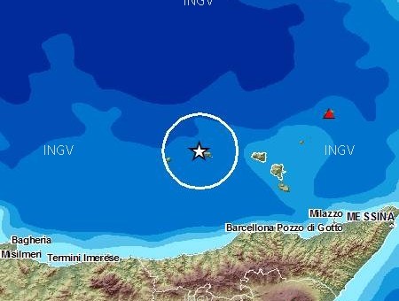Eolie, scossa di terremoto | al largo di Filicudi