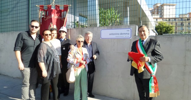 Una strada del rione Michelangelo | intitolata ad Antonino Demma