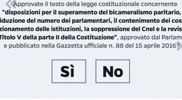 No al referendum costituzionale| Nasce un coordinamento a destra