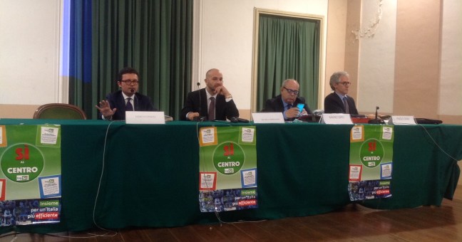 Consoli e i centristi per il sì |”Riforma coraggiosa”