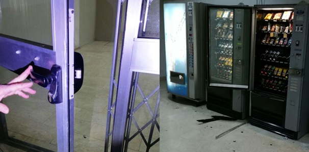 Tentano furto all’Istituto Gemmellaro |Scassinati distributori automatici