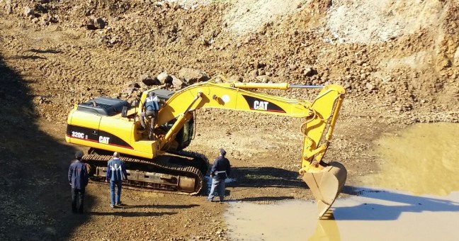 Dia, ispezione in cava di tufo |Distretto minerario sequestra area