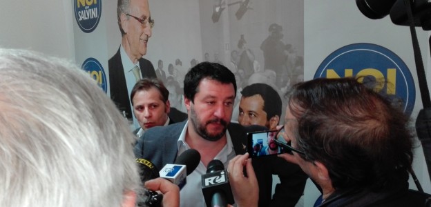 Salvini: “Mai con Cuffaro e il Pd | Conto che Berlusconi sia con noi”
