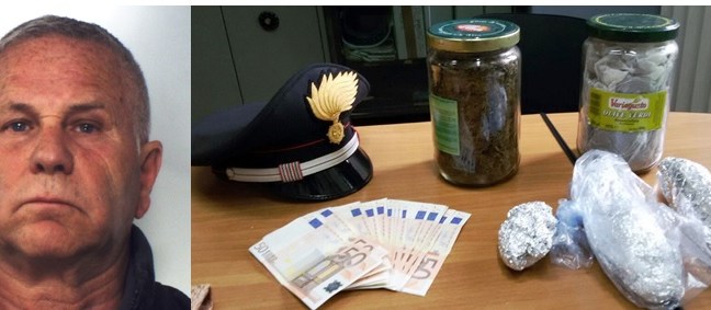 Mezzo chilo di “erba” nel negozio |Arrestato commerciante