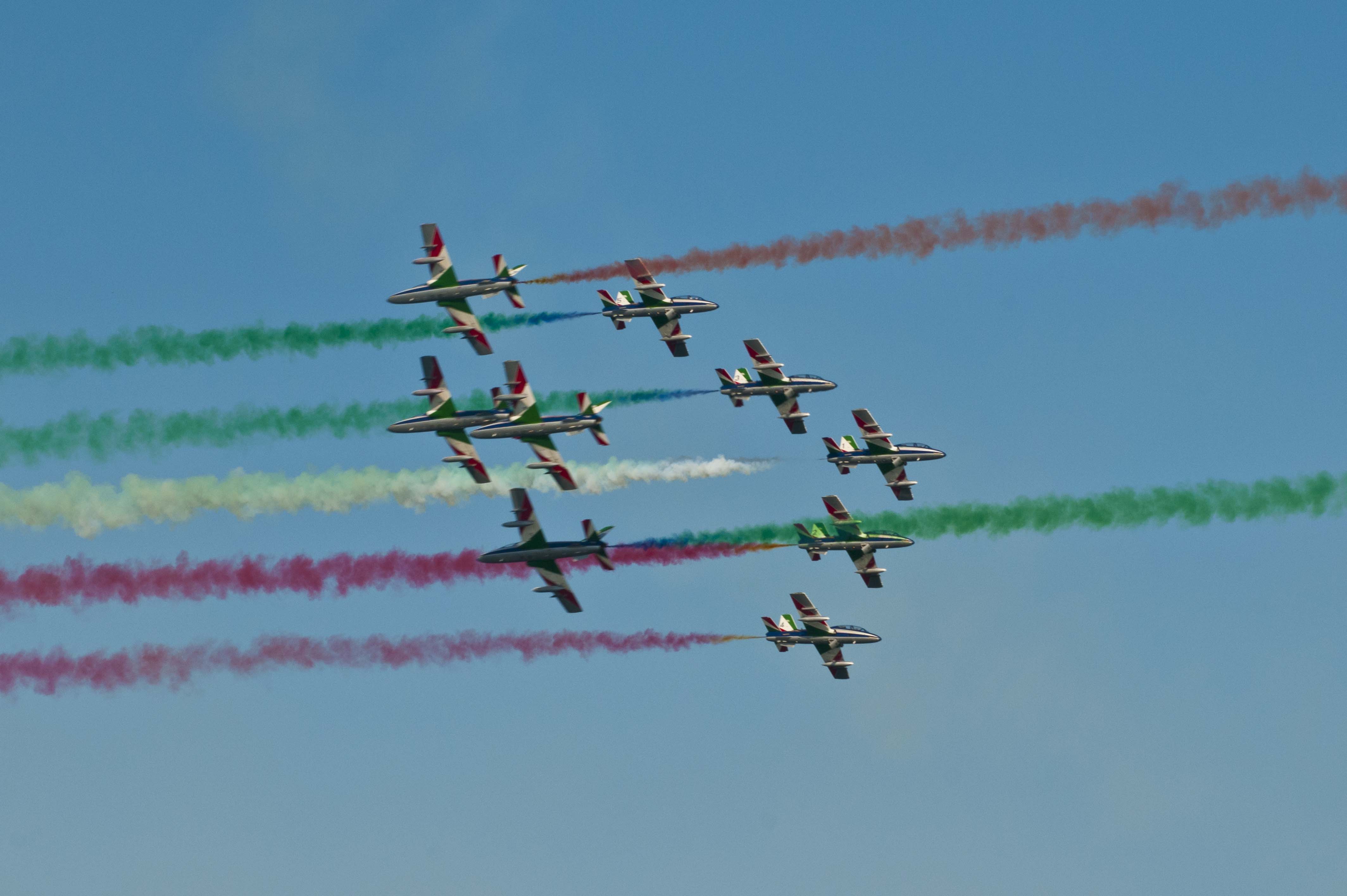 Lo spettacolo delle Frecce Tricolore LA GALLERY Live Sicilia