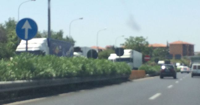 Lavori in tangenziale |Code ai caselli di San Gregorio