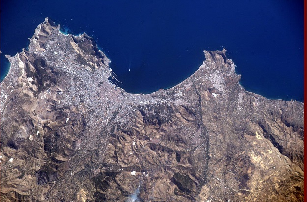 Palermo Vista Dallo Spazio Lo Scatto Dell Astronauta Nespoli Live Sicilia