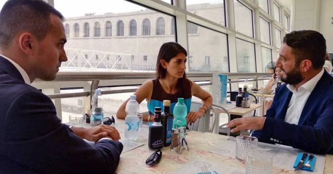 Cancelleri a pranzo con la Raggi | La sindaca: “In bocca al lupo”