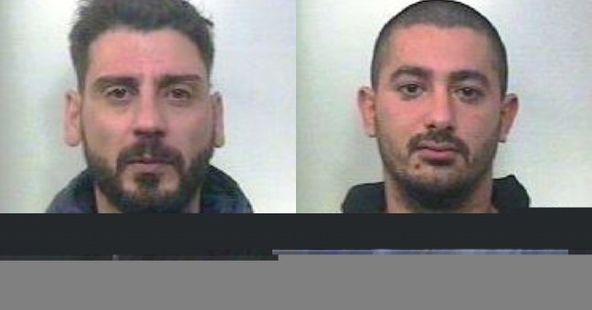 Rapinatori scovati mentre si spartiscono il bottino