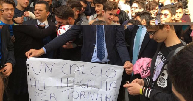 “Un gol contro l’illegalità” | Rispoli ospite al Galileo Galilei