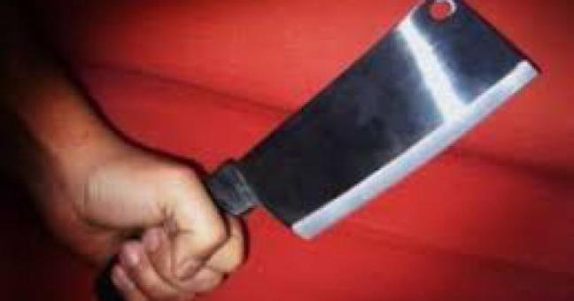 Uccide la moglie | con una mannaia