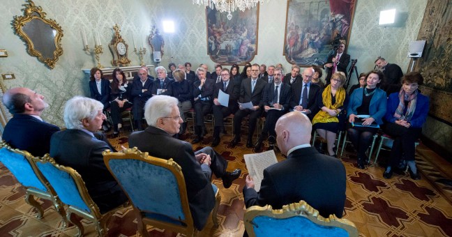 Cure palliative, delegazione | ricevuta dal presidente Mattarella