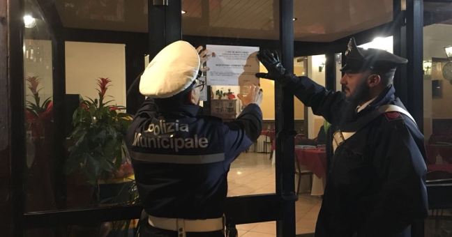 Pizzeria abusiva a San Filippo Neri | Sequestro e multa da 8mila euro