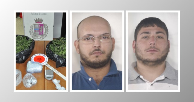 In possesso di coca ed erba |Polizia arresta 3 persone