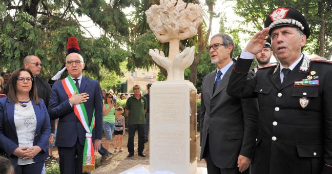 Monumento ai magistrati uccisi | Musumeci: “La memoria un dovere”