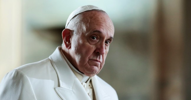 Papa Francesco: | mai così arrabbiato