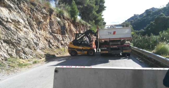 Maltempo sulla città e in provincia |Crolla costone a Boccadifalco