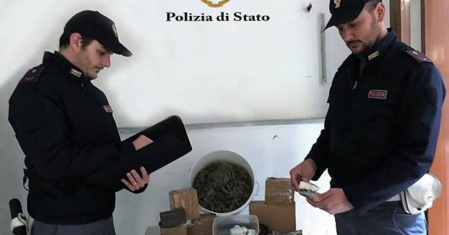 In casa 40 mila euro di droga| Finisce in manette per spaccio
