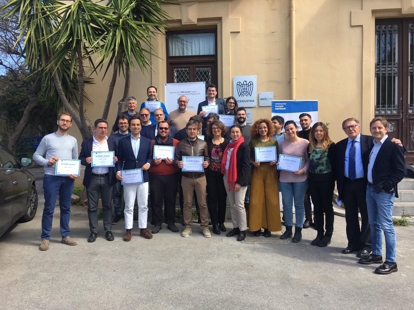 Ice Export Lab, 25 nuovi manager | Concluso il corso a Palermo - Live ...