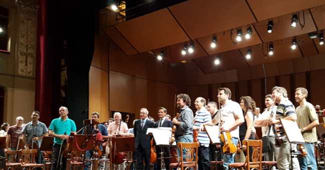 Foss, Marcellino si è insediato | L’applauso dell’orchestra